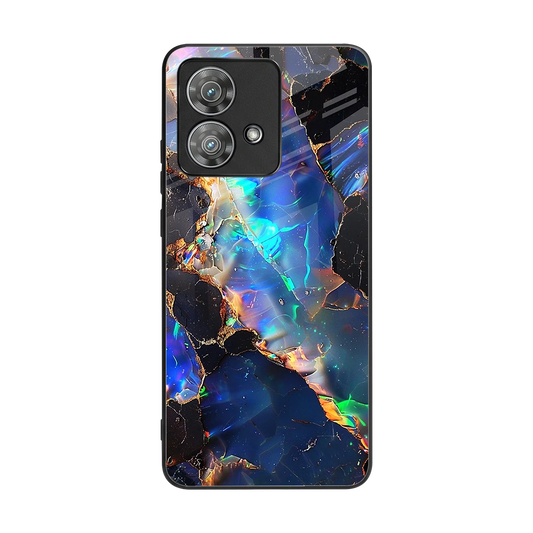 Mystic Marble back phone cover | glass case for motorola edge 40 neo 5g