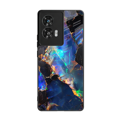 Mystic Marble back phone cover | glass case for motorola edge 50 fusion