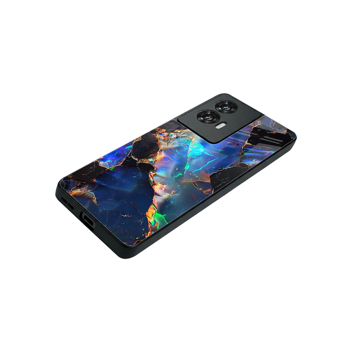 Mystic Marble stylish phone case for motorola edge 50 fusion | glossy glass and slim fit