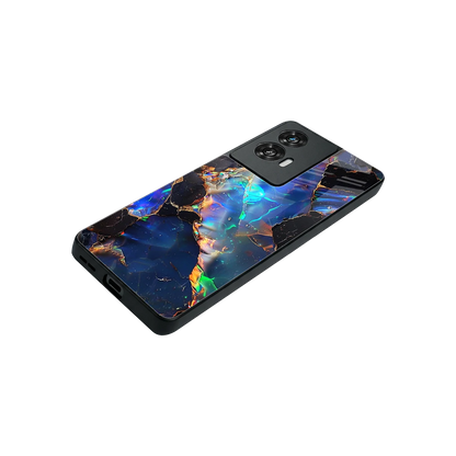 Mystic Marble stylish phone case for motorola edge 50 fusion | glossy glass and slim fit