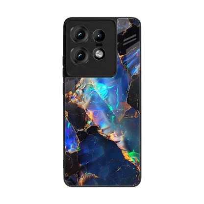 Mystic Marble back phone cover | glass case for motorola edge 50 pro