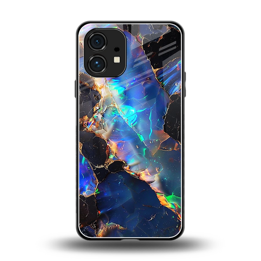 Mystic Marble back phone cover | glass case for nothing phone 1