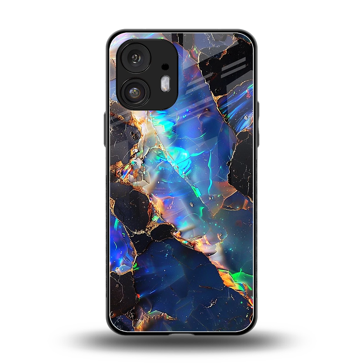 Mystic Marble back phone cover | glass case for nothing phone 2