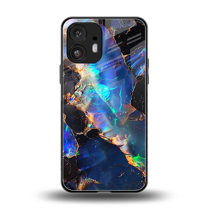 Mystic Marble back phone cover | glass case for nothing phone 2
