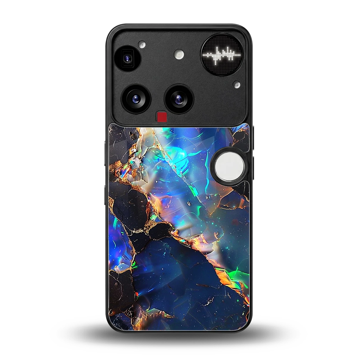 Mystic Marble back phone cover | glass case for nothing phone 3
