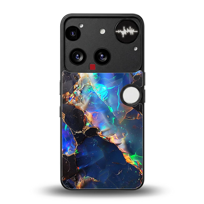 Mystic Marble back phone cover | glass case for nothing phone 3