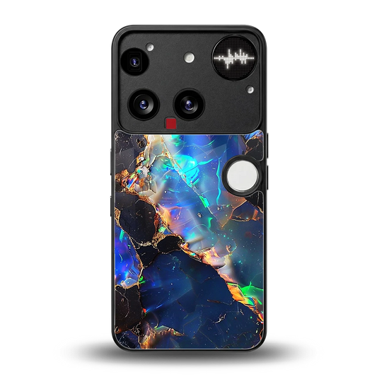Mystic Marble back phone cover | glass case for nothing phone 3