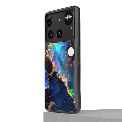 Mystic Marble nothing phone 3 mobile cover | shockproof glass phone case