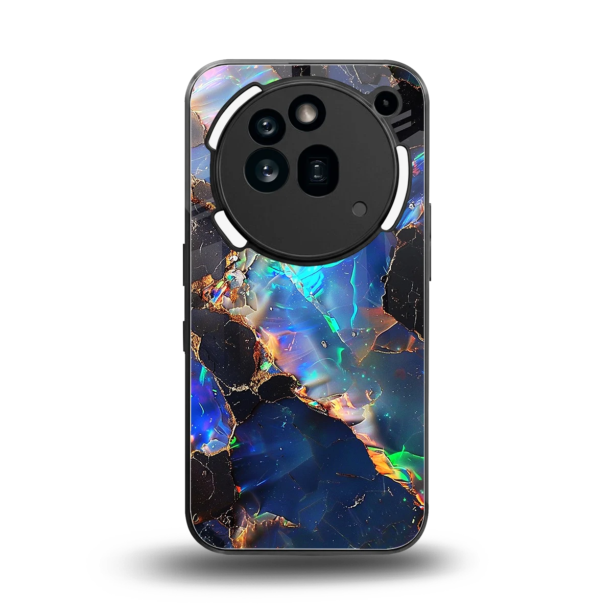 Mystic Marble back phone cover | glass case for nothing phone 3a pro