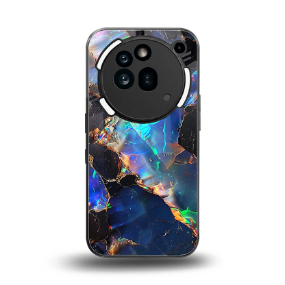 Mystic Marble back phone cover | glass case for nothing phone 3a pro