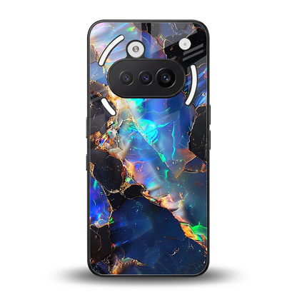 Mystic Marble back phone cover | glass case for nothing phone 3a