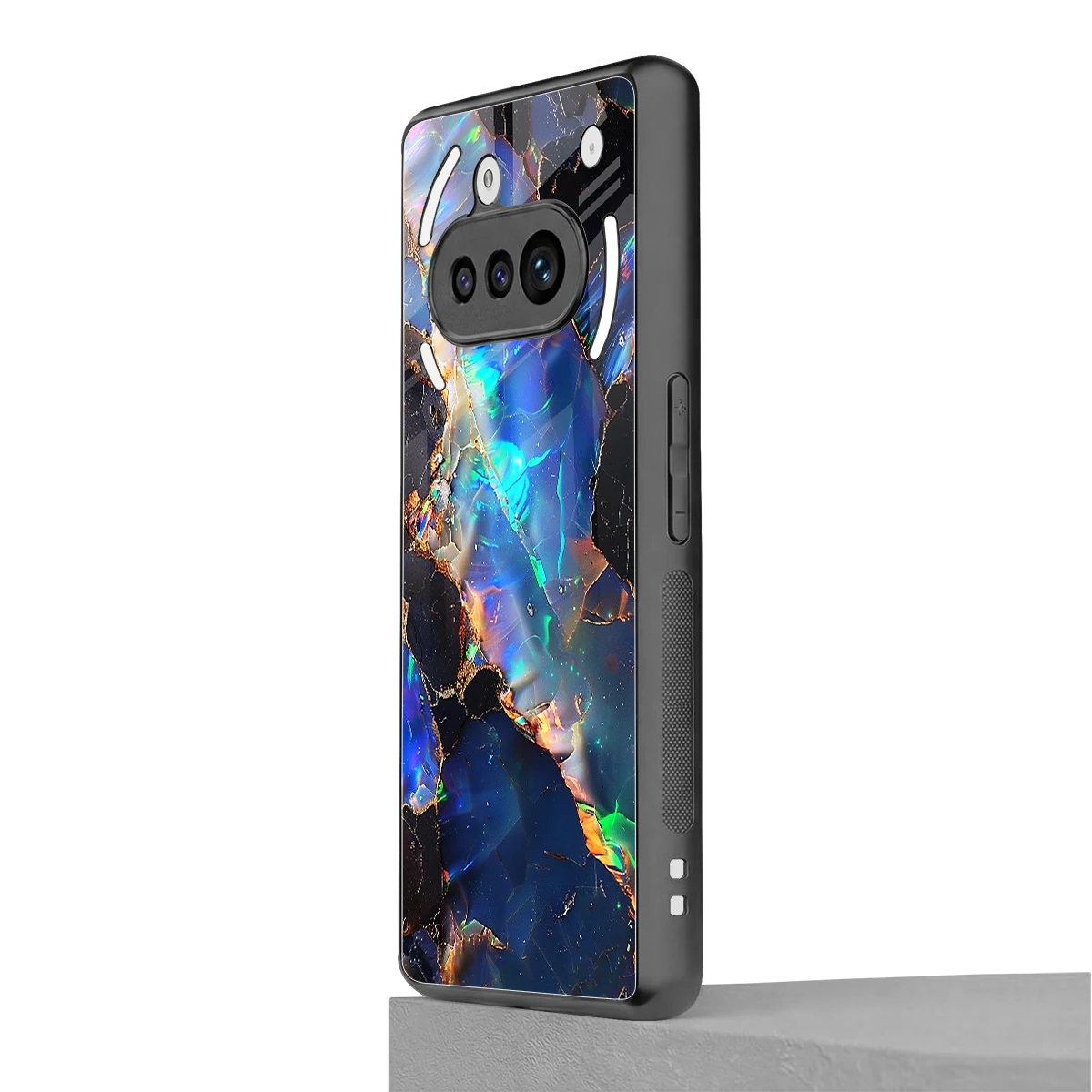 Mystic Marble nothing phone 3a mobile cover | shockproof glass phone case