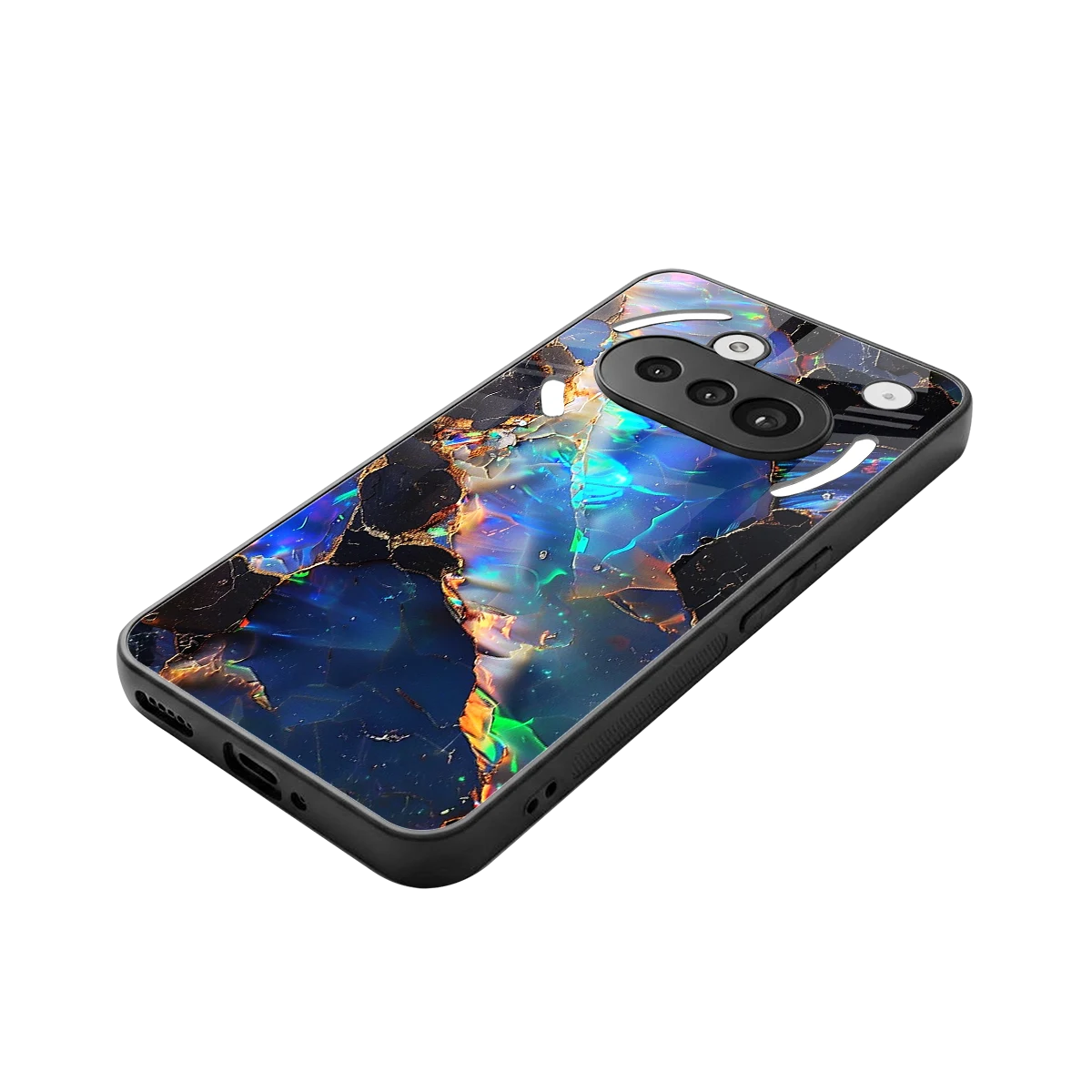 Mystic Marble stylish phone case for nothing phone 3a | glossy glass and slim fit
