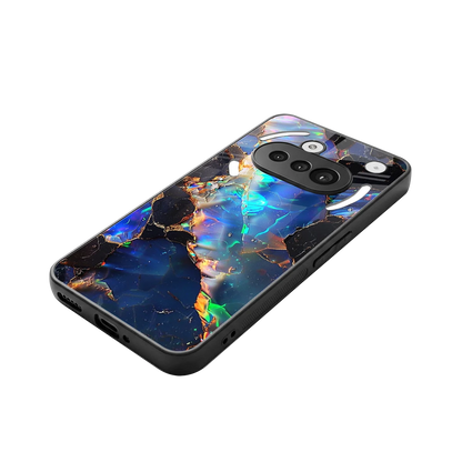Mystic Marble stylish phone case for nothing phone 3a | glossy glass and slim fit