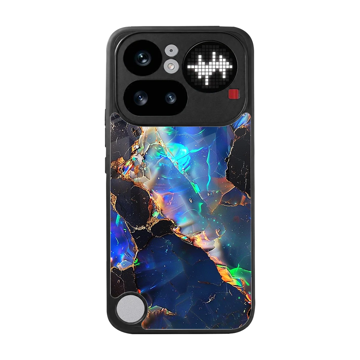 Mystic Marble back phone cover | glass case for nothing phone 4a pro