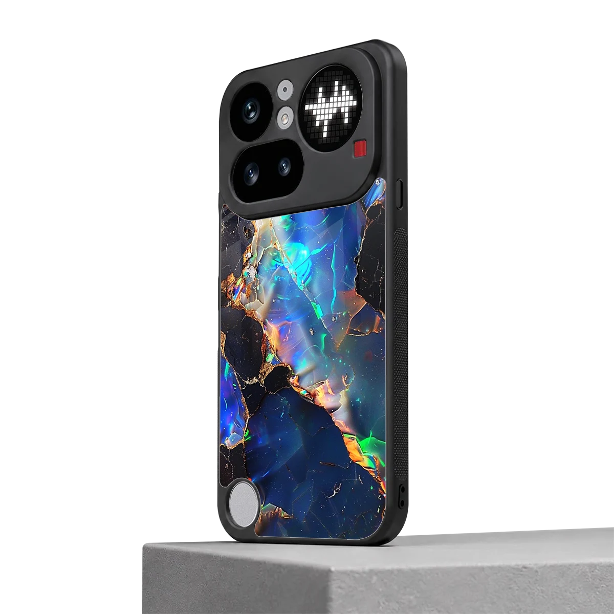Mystic Marble nothing phone 4a pro mobile cover | shockproof glass phone case