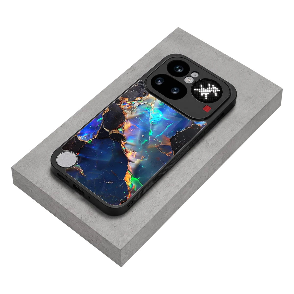 Mystic Marble stylish phone case for nothing phone 4a pro | glossy glass and slim fit