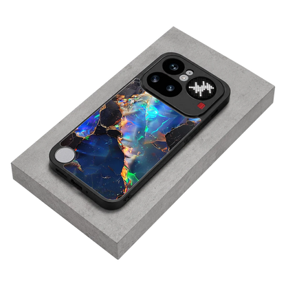Mystic Marble stylish phone case for nothing phone 4a pro | glossy glass and slim fit