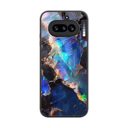 Mystic Marble back phone cover | glass case for nothing phone 4a