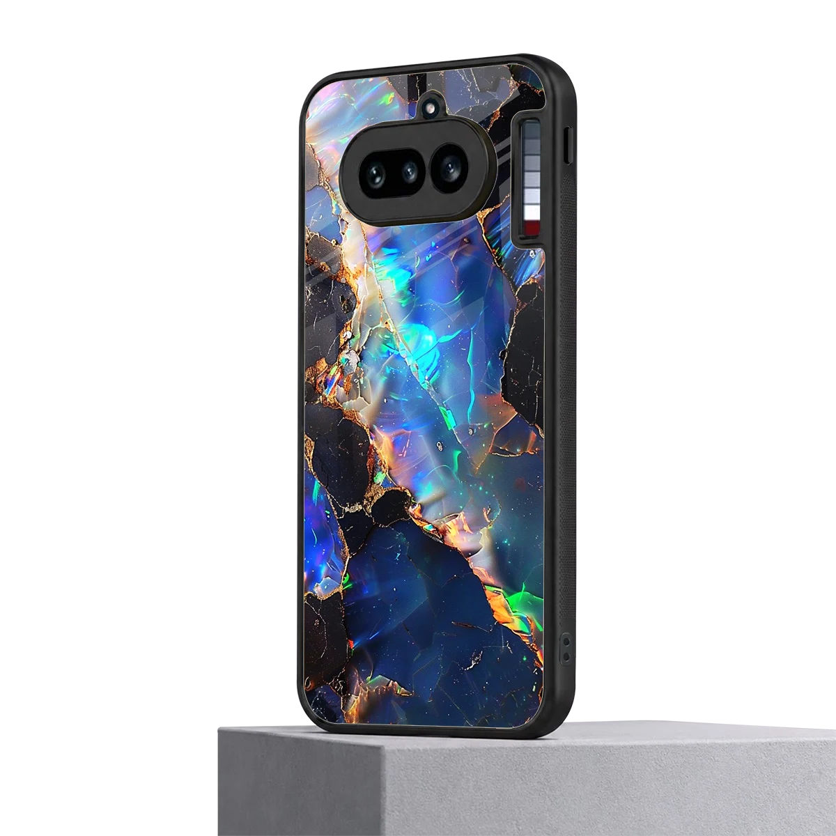 Mystic Marble nothing phone 4a mobile cover | shockproof glass phone case