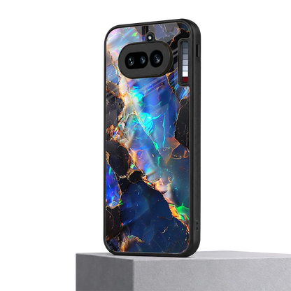 Mystic Marble nothing phone 4a mobile cover | shockproof glass phone case