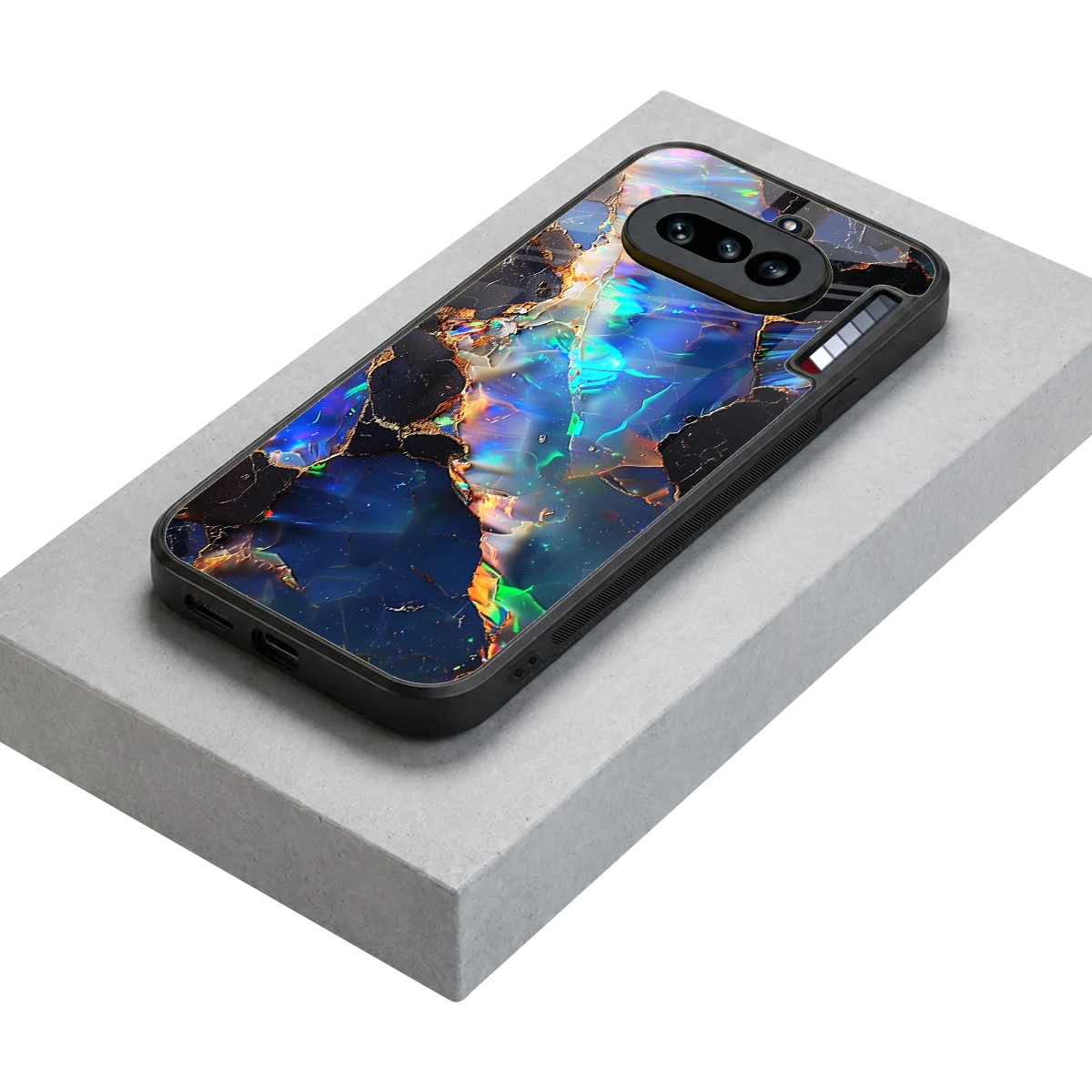 Mystic Marble stylish phone case for nothing phone 4a | glossy glass and slim fit