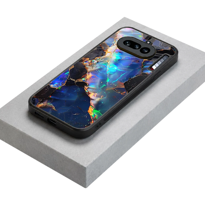 Mystic Marble stylish phone case for nothing phone 4a | glossy glass and slim fit