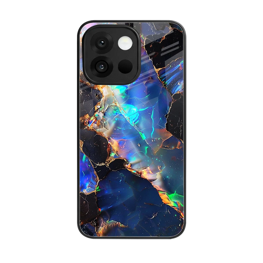 Mystic Marble back phone cover | glass case for oneplus 13s