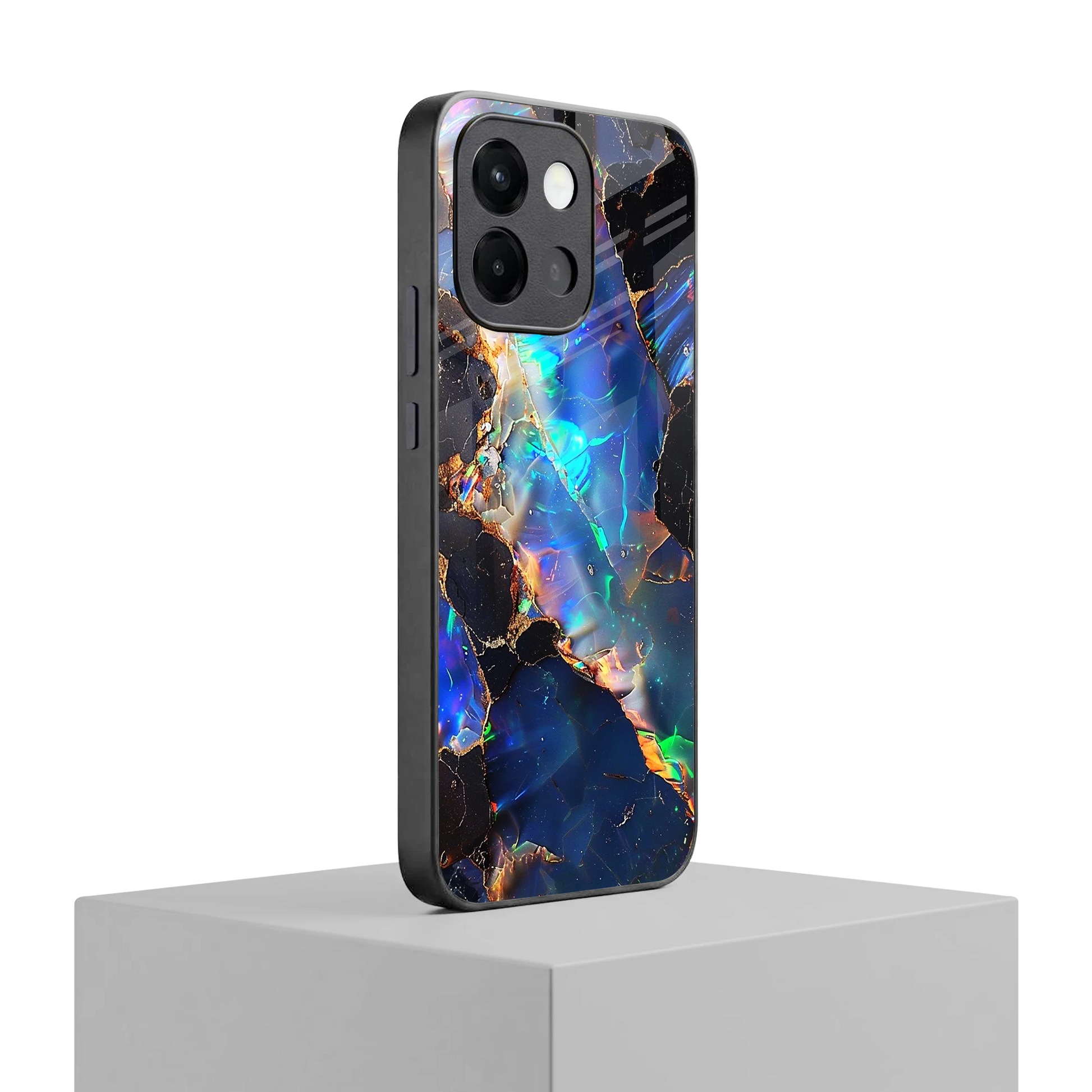 Mystic Marble oneplus 13s mobile cover | shockproof glass phone case