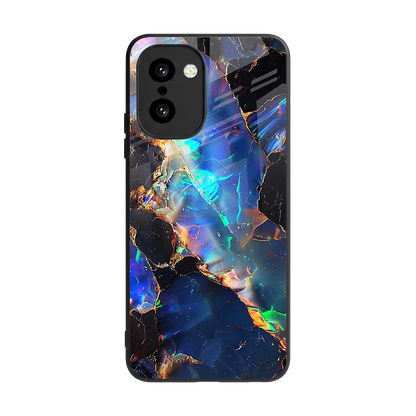 Mystic Marble back phone cover | glass case for oneplus 15r