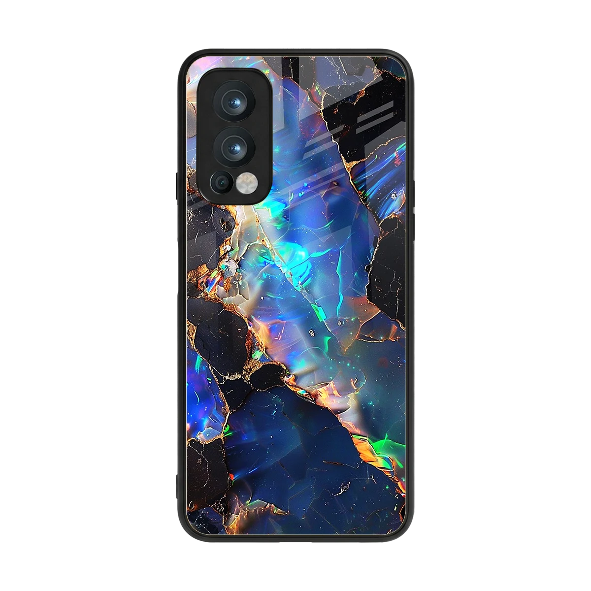 Mystic Marble back phone cover | glass case for oneplus nord 2