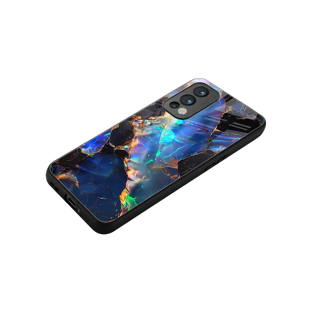 Mystic Marble stylish phone case for oneplus nord 2 | glossy glass and slim fit