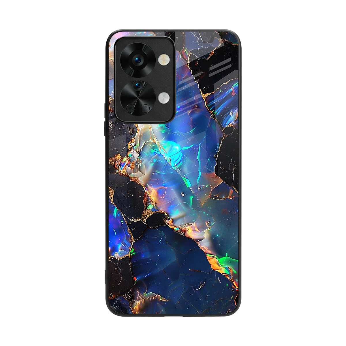 Mystic Marble back phone cover | glass case for oneplus nord 2t