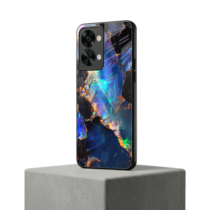 Mystic Marble oneplus nord 2t mobile cover | shockproof glass phone case