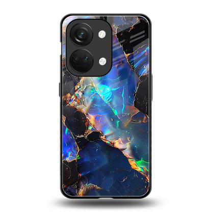 Mystic Marble back phone cover | glass case for oneplus nord 3
