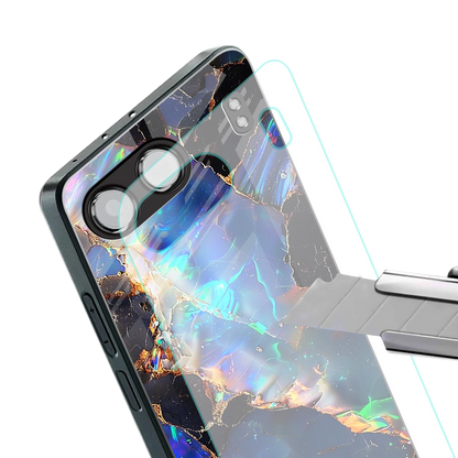 Mystic Marble stylish phone case for oneplus nord 4 | glossy glass and slim fit