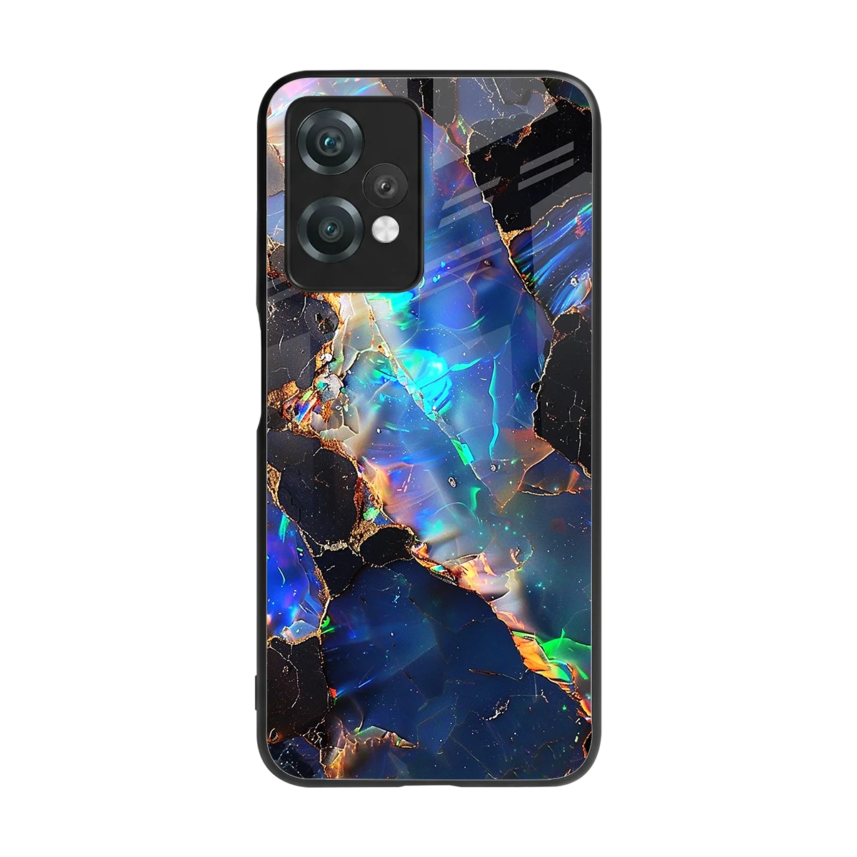 Mystic Marble back phone cover | glass case for oneplus nord ce 2 lite