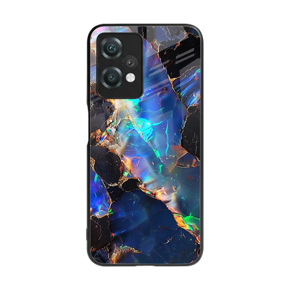 Mystic Marble back phone cover | glass case for oneplus nord ce 2 lite