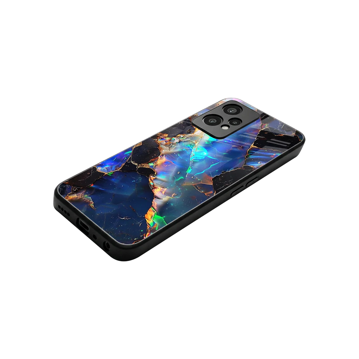 Mystic Marble stylish phone case for oneplus nord ce 2 lite | glossy glass and slim fit