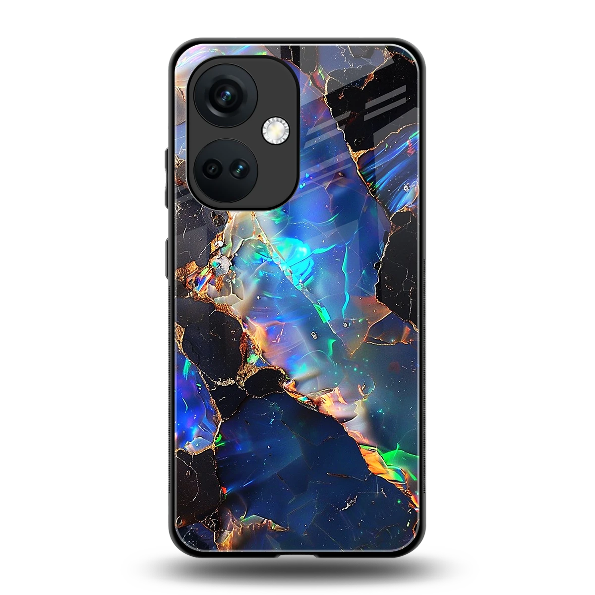 Mystic Marble back phone cover | glass case for oneplus nord ce 3