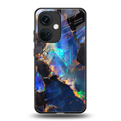 Mystic Marble back phone cover | glass case for oneplus nord ce 3