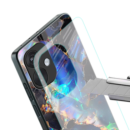 Mystic Marble stylish phone case for oneplus nord ce 3 | glossy glass and slim fit