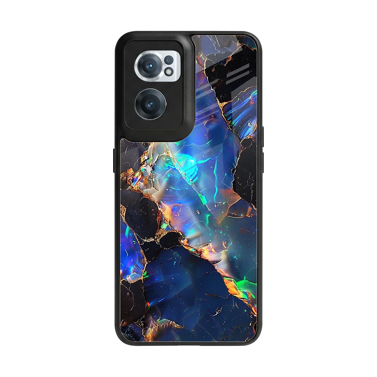 Mystic Marble back phone cover | glass case for oneplus nord ce 2