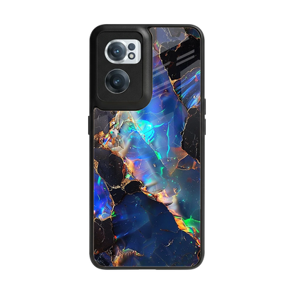 Mystic Marble back phone cover | glass case for oneplus nord ce 2