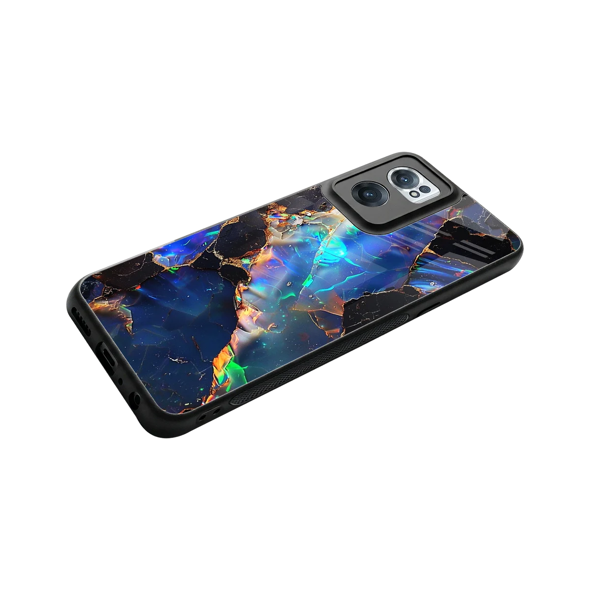 Mystic Marble stylish phone case for oneplus nord ce 2 | glossy glass and slim fit