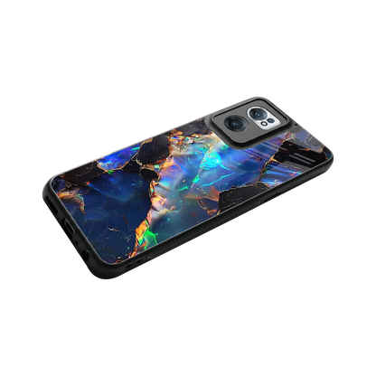 Mystic Marble stylish phone case for oneplus nord ce 2 | glossy glass and slim fit