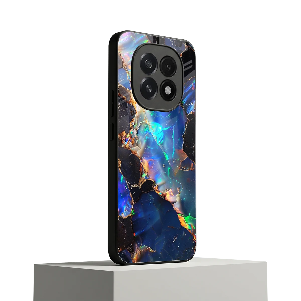 Mystic Marble oppo f29 5g mobile cover | shockproof glass phone case