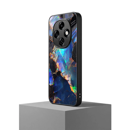 Mystic Marble oppo f31 pro 5g mobile cover | shockproof glass phone case