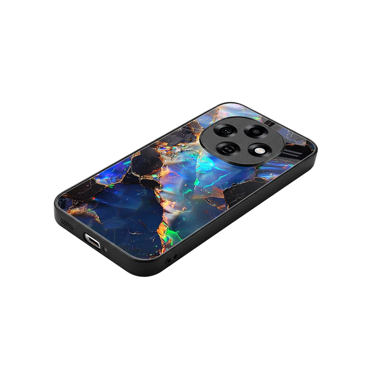 Mystic Marble stylish phone case for oppo f31 pro 5g | glossy glass and slim fit