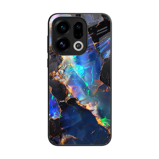 Mystic Marble back phone cover | glass case for oppo find x9